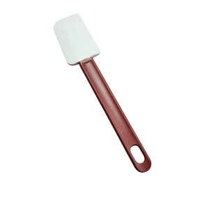 Vintage Pyrex‎ Spatula Kitchen Tool Red Handle White Silicone Scraper